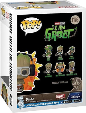 Golden Discs Toys Funko POP! Marvel: Guardians Of the Galaxy - Groot With Detonator [Toys]
