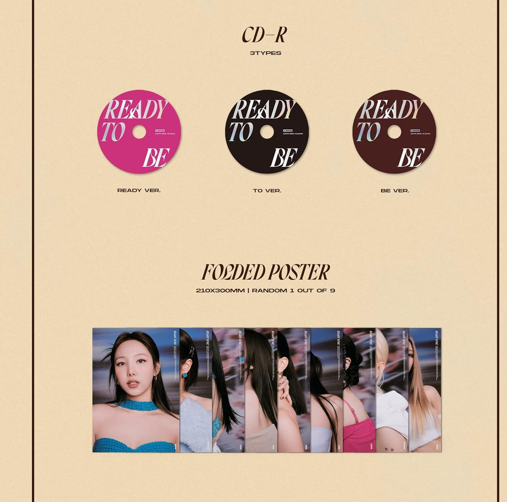 Golden Discs CD Ready To Be (12th Mini Album) - Twice [CD]