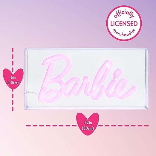 Golden Discs Posters & Merchandise Barbie Logo - Lamp LED Neon Pink Sign [Lamp]