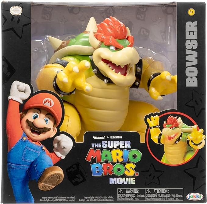 Golden Discs Toys Nintendo Super Mario Movie 18cm Bowser figure [Toys]