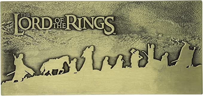 Golden Discs Posters & Merchandise Lord Of The Rings: The Fellowship Plaque [Posters & Merchandise]