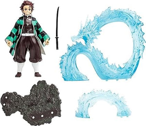 Golden Discs Toys Demon Slayer Tanjiro Kamado 5-Inch Deluxe Action Figure [Toys]