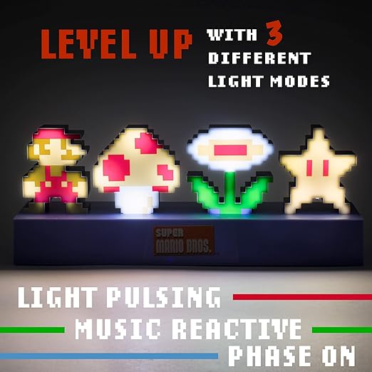 Golden Discs Posters & Merchandise Super Mario Bros Icons Light [Lamp]