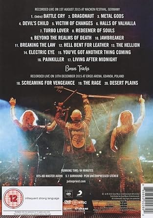 Golden Discs DVD Battle Cry - Judas Priest [DVD]