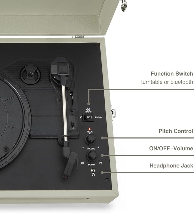 Golden Discs Tech & Turntables Crosley Voyager Turntable In Dune [Tech & Turntables]