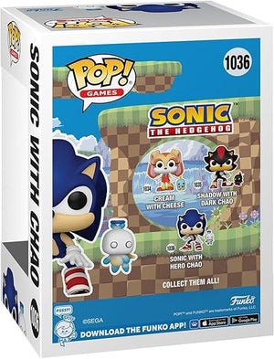 Funko POP! Sonic The Hedgehog - Sonic with Hero Chao [Toys]
