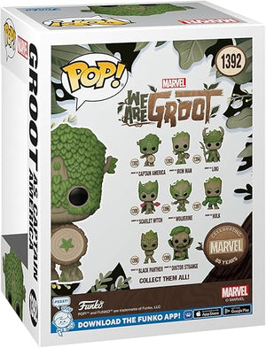 Funko POP! Marvel: We Are Groot - Captain America [Toys]