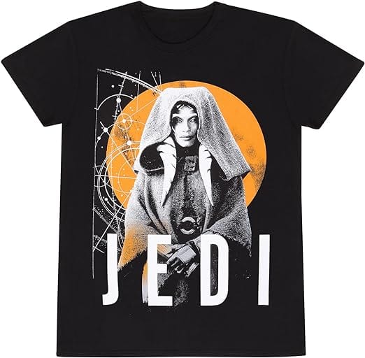 Golden Discs T-Shirts Star Wars Ahsoka - Jedi Unisex, Black - 2XL [T-Shirts]