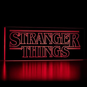 Golden Discs Posters & Merchandise Stranger Things Logo Light with 2 Light Modes [Lamp]