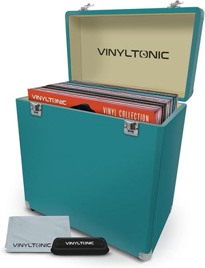 Golden Discs Accessories VINYL TONIC 12" Vinyl LP Storage Case (Turquoise) [Accessories]