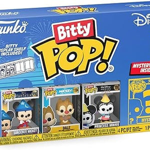 Golden Discs Toys Funko Bitty POP! Disney - Sorcerer Mickey, Dale, Princess Minnie and A Surprise Mystery Mini Figure [Toys]