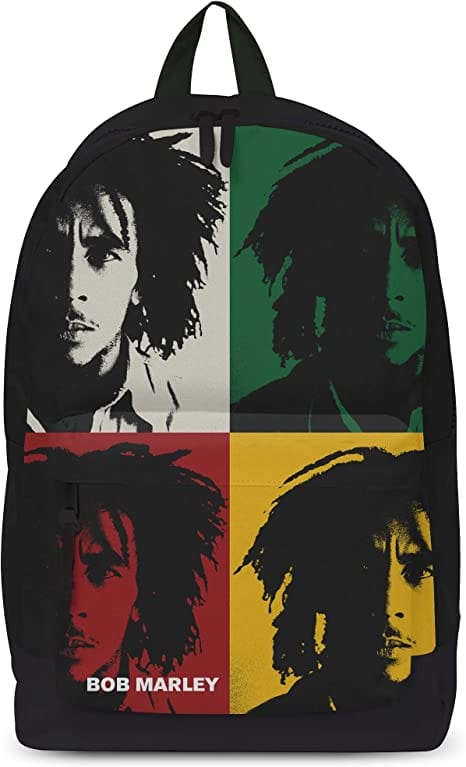 Golden Discs Posters & Merchandise Bob Marley Pop Art Portrait Logo Backpack [Bag]