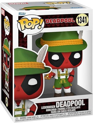 Golden Discs Toys Funko POP! Marvel: Deadpool - German Beer Fest Server (Lederhosen) [Toys]