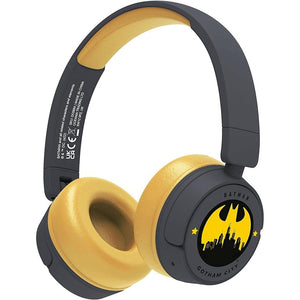 Golden Discs Accessories Batman Gotham City Kids Wireless Grey Headphones [Accessories]