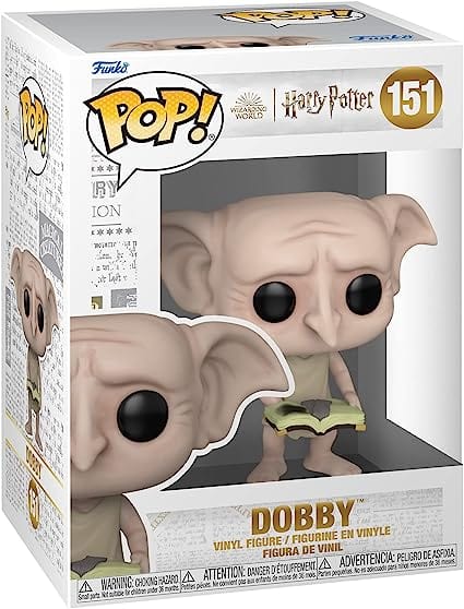 Golden Discs Posters & Merchandise Funko POP! Movies: Harry Potter Chamber Of Secrets 20th - Dobby [Toys]