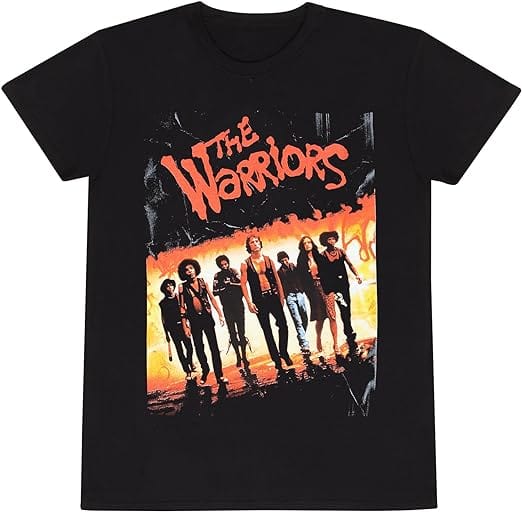 Golden Discs T-Shirts The Warriors Line Up Angle, Black - Small [T-Shirts]