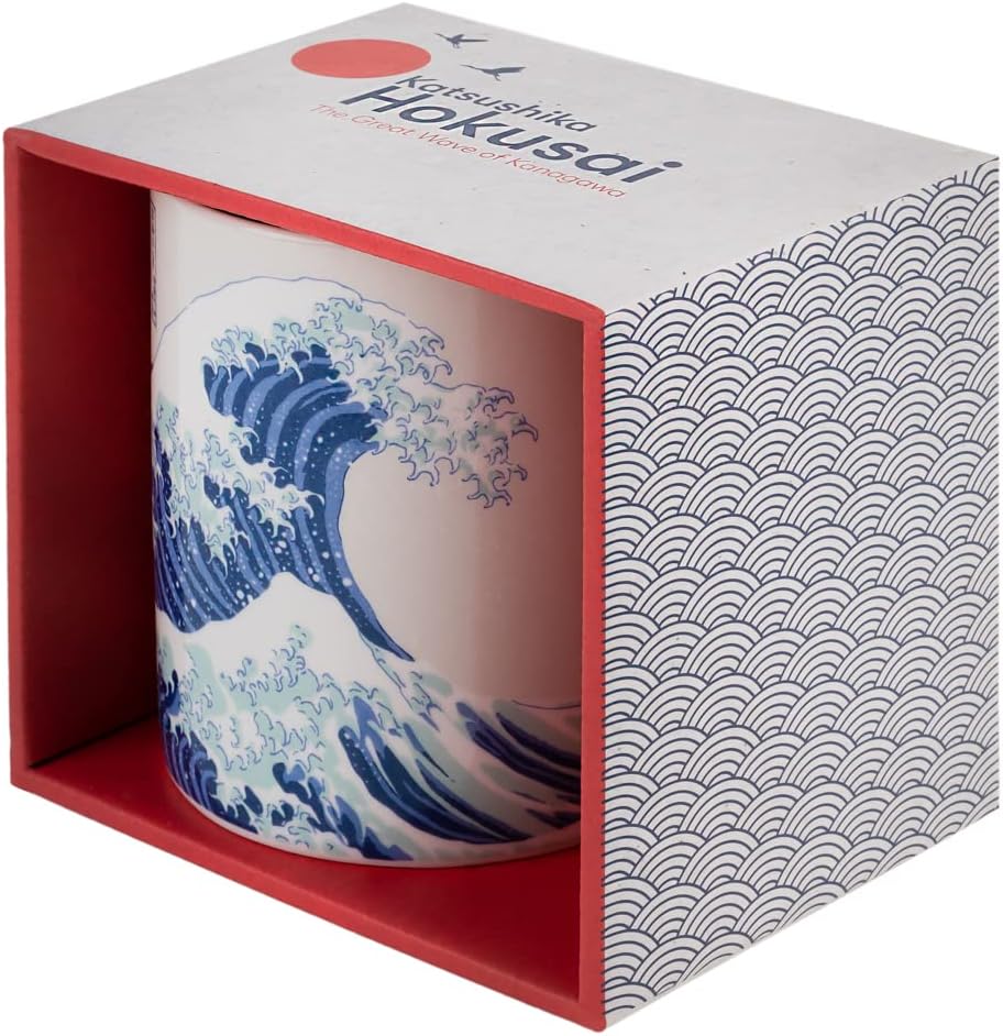 Golden Discs Posters & Merchandise Hokusai The Great Wave Off Kanagawa Porcelain [Mug]