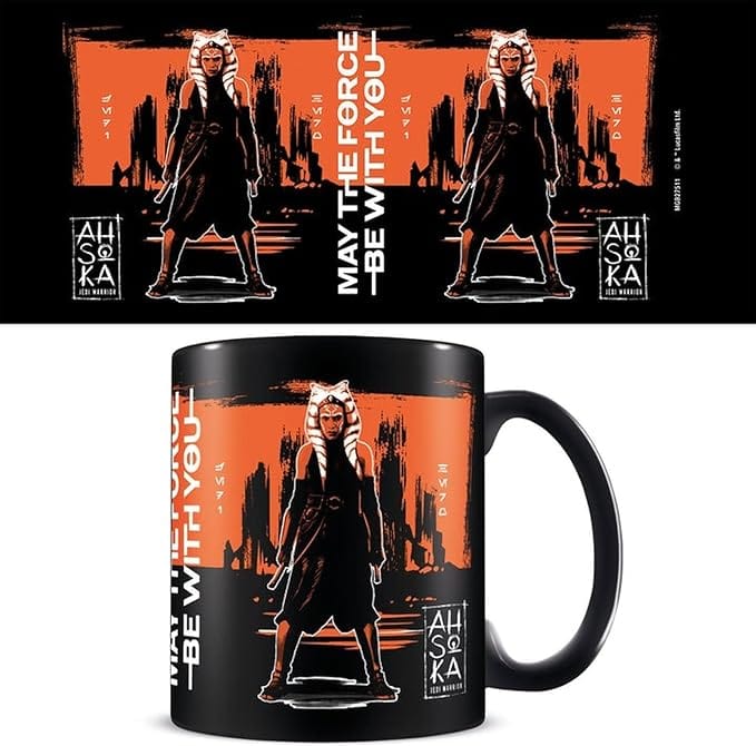 Golden Discs Posters & Merchandise Star Wars Mug (Brushed Orange Design) 11oz Ceramic Coffee [Mug]