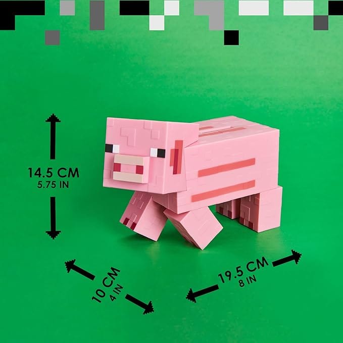 Golden Discs Posters & Merchandise Minecraft Pig Money Bank 19cm - Pink [Posters & Merchandise]