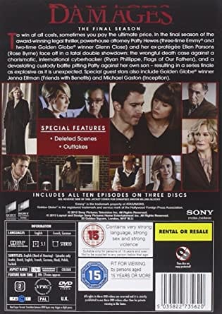 Golden Discs Boxsets Damages: The Complete Fifth Season [DVD Boxsets]