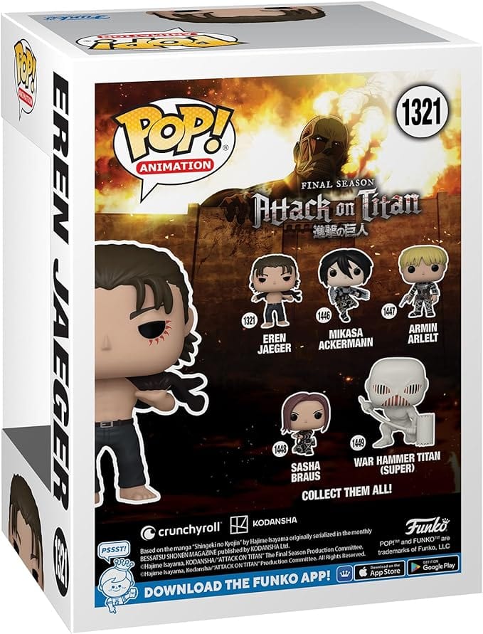 Funko POP! Animation: Attack on Titan Eren Jaeger Jeager [Toys
