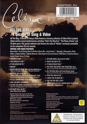 Golden Discs DVD Celine Dion - All The Way... A Decade Of Song - Live [DVD]