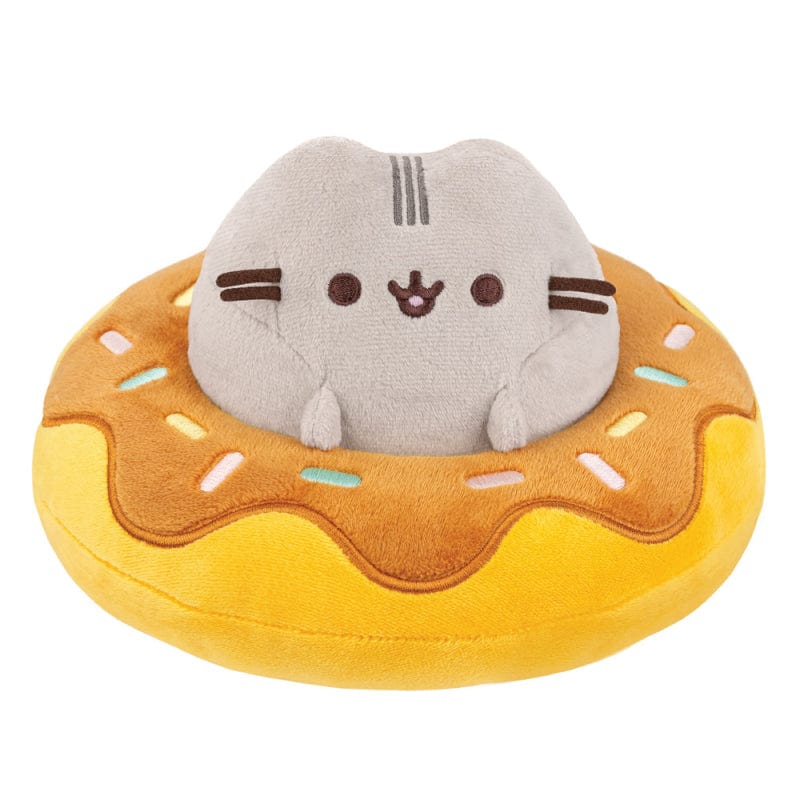 Golden Discs Plush Pusheen in a Chocolate Donut [Plush]