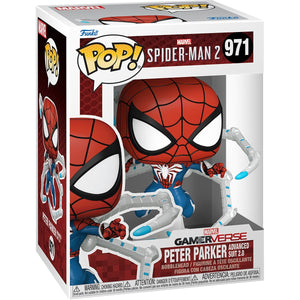 Funko POP! Games: Spider Man 2 - Peter Parker (Advanced Suit 2.0) [Toys]