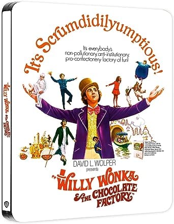 Golden Discs Willy Wonka & the Chocolate Factory (Steelbook) - Mel Stuart [4K UHD]