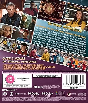 Golden Discs 4K Blu-Ray Star Trek: Strange New Worlds - Season 2 - Anson Mount [4K UHD]