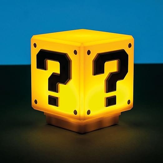 Golden Discs Posters & Merchandise Super Mario Bros. Mini Question Block Light [Lamp]
