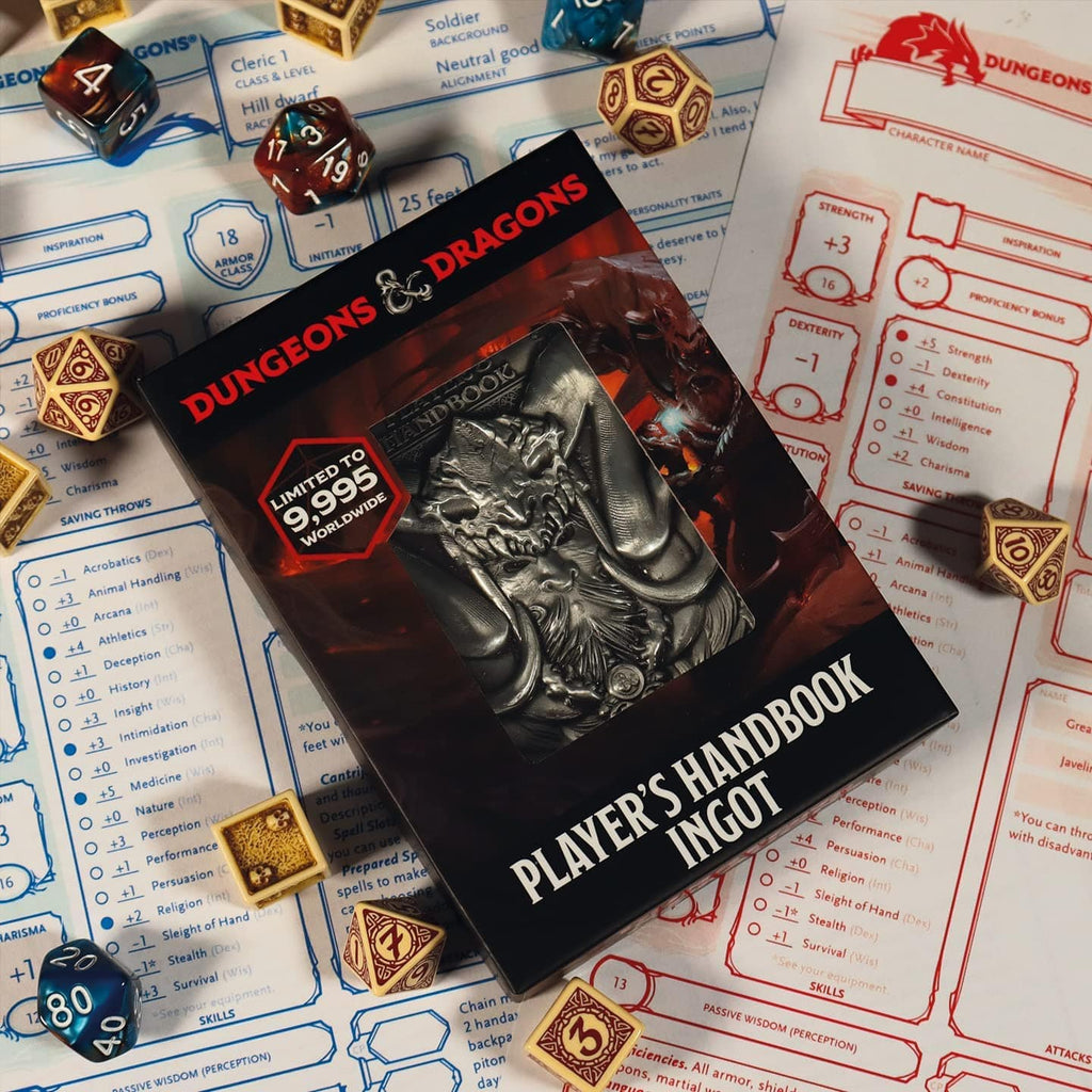 Golden Discs Posters & Merchandise Dungeons & Dragons - Players Handbook Ingot [Posters & Merchandise]