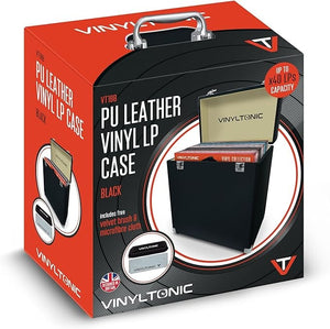 Golden Discs Accessories VINYL TONIC 12" Vinyl LP Storage Case (Black) [Accessories]