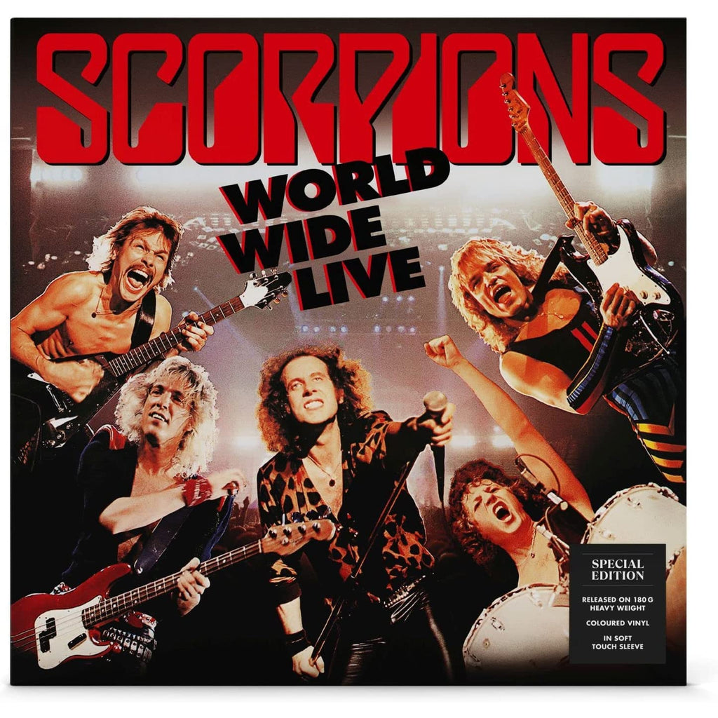 Golden Discs VINYL World Wide Live - Scorpions [Transparent Orange Vinyl]