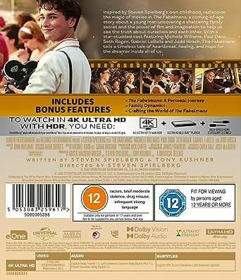 Golden Discs 4K Blu-Ray The Fabelmans - Steven Spielberg [4K UHD]