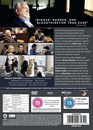 Golden Discs DVD Succession: Season 3 - Jesse Armstrong [DVD]