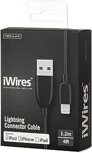 Golden Discs Accessories iWires 528780 USB 2.0 Plug to Lightning Plug Cable - Black [Accessories]