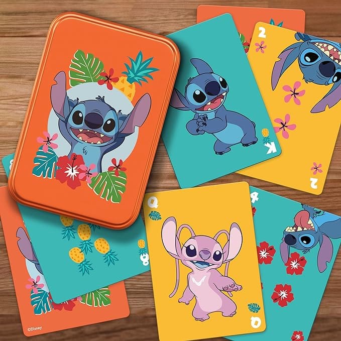 Golden Discs Posters & Merchandise Disney's Lilo & Stitch: Stitch Playing Cards in Collectible Storage Tin [Posters & Merchandise]