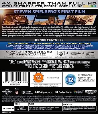 Golden Discs 4K Blu-Ray Duel - Steven Spielberg [4K UHD]