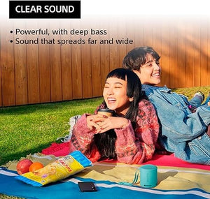 Golden Discs Tech & Turntables Sony Light Blue Waterproof Wireless Bluetooth Speaker with EXTRA BASS [Tech & Turntables]