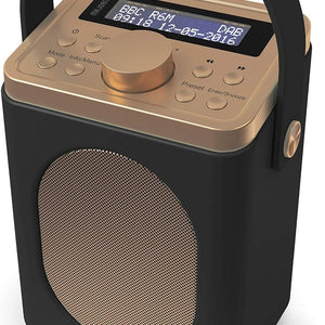 Golden Discs Accessories MAJORITY Little Shelford Portable DAB+ Radio with Bluetooth - Black [Accessories]