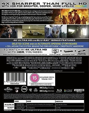Golden Discs 4K Blu-Ray The Forever Purge - Everardo Gout [4K UHD]