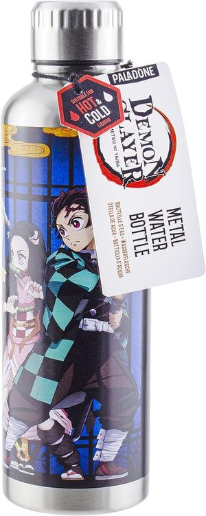 Golden Discs Posters & Merchandise Demon Slayer Premium Metal Water Bottle, 500ml [Bottle]