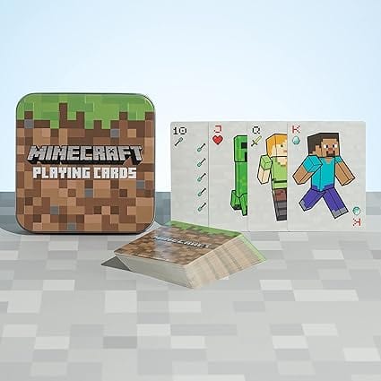 Golden Discs Posters & Merchandise Minecraft Playing Cards with Embossed Storage Tin [Posters & Merchandise]