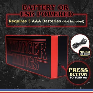 Golden Discs Posters & Merchandise Stranger Things Logo Light with 2 Light Modes [Lamp]
