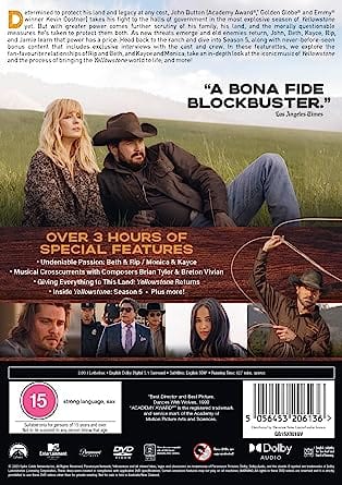 Golden Discs DVD Yellowstone Season 5: Part One - Taylor Sheridan [DVD]