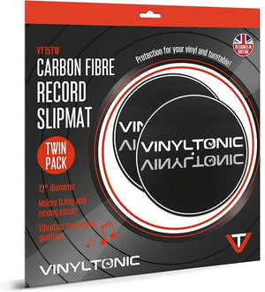 Vinyl Tonic VT15TW Carbon Fibre Record Slipmat (Twin Pack) [Accessories]