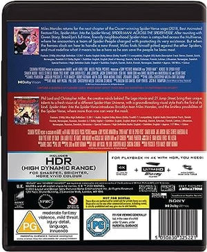 Golden Discs Spider-Man: Across the Spider-verse/Into the Spider-verse - Joaquim Dos Santos [4K UHD]