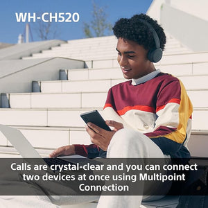 Sony WH-CH520 Wireless Bluetooth On-Ear Headphones [Accessories]