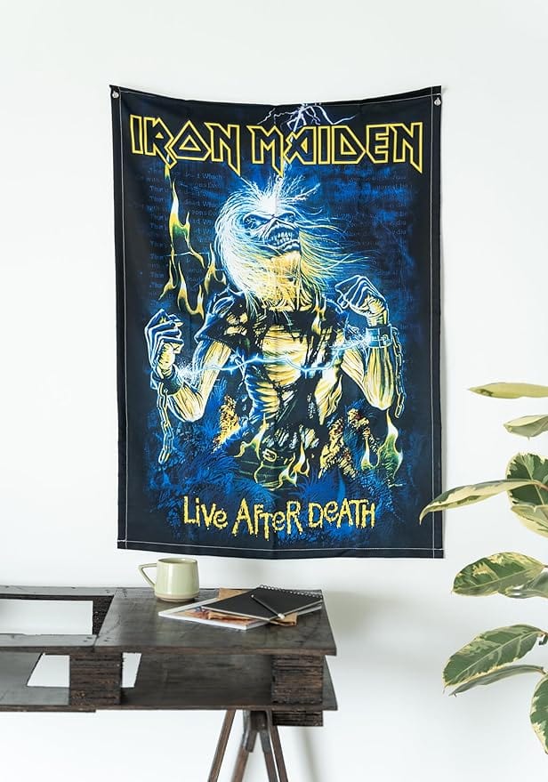 Golden Discs Posters & Merchandise Iron Maiden Decorative Flag [Posters & Merchandise]